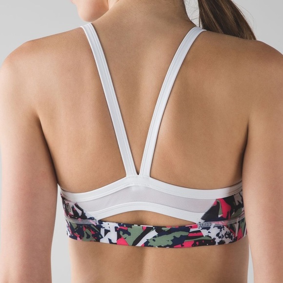 Lululemon Rise & Run Bra Pop Boom Juice Multi - Picture 5 of 10